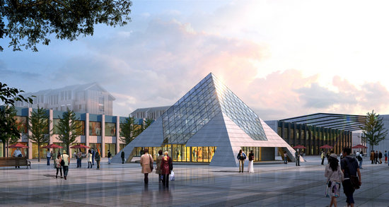 信阳金字塔网架